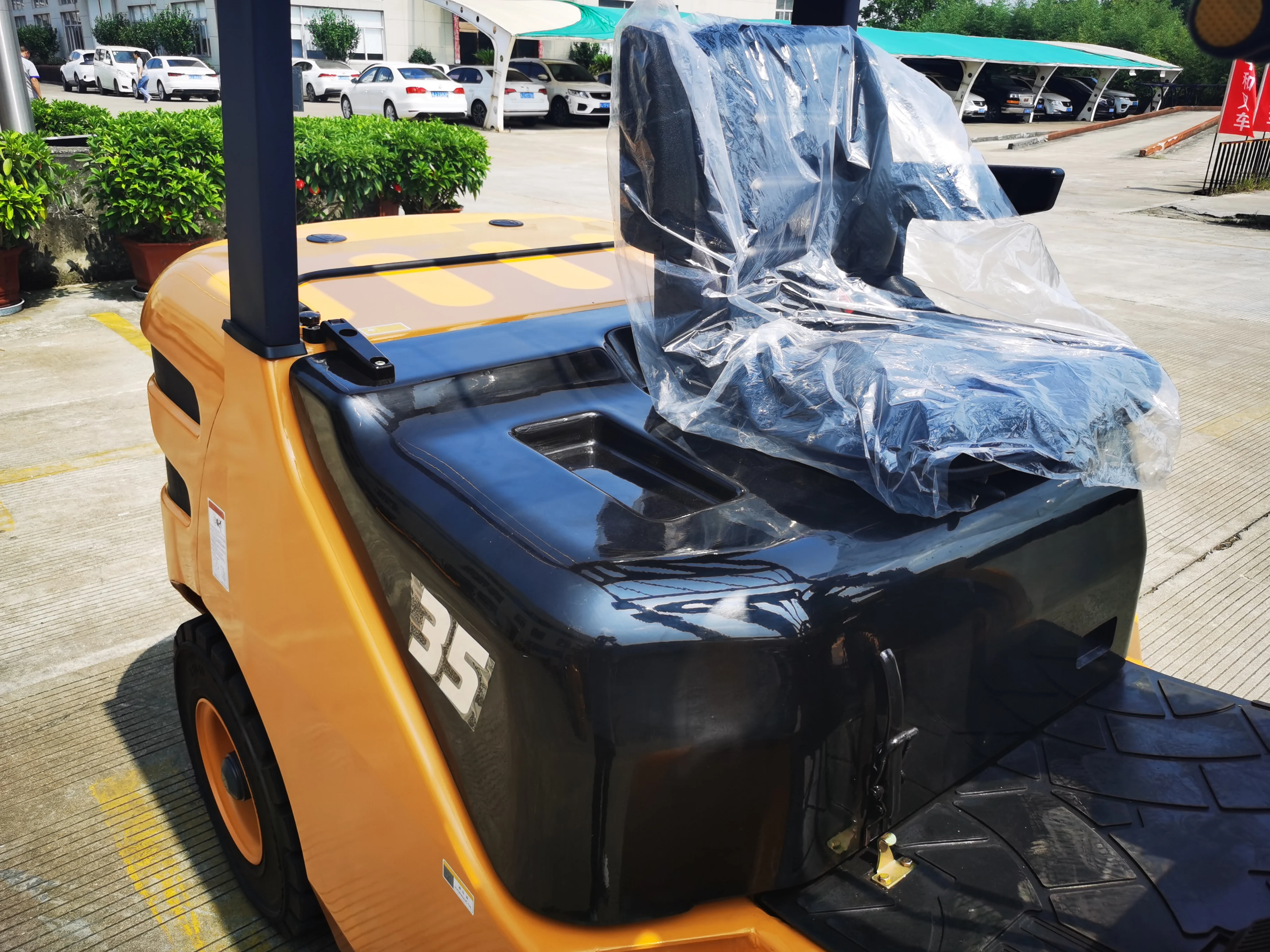 CE approved forklift 3 ton heavy duty diesel forklift truck Japanese engine fork lift