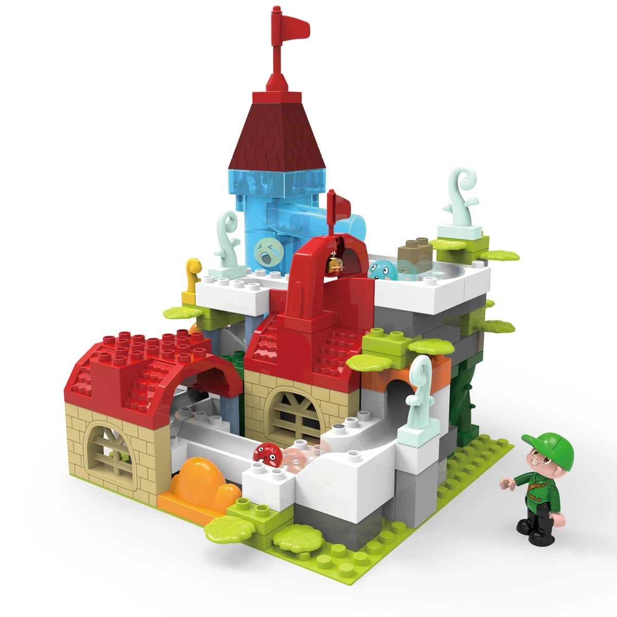 Marble Run Building Block Toy Jack and the Beanstalk Brick al Construction Toy Set