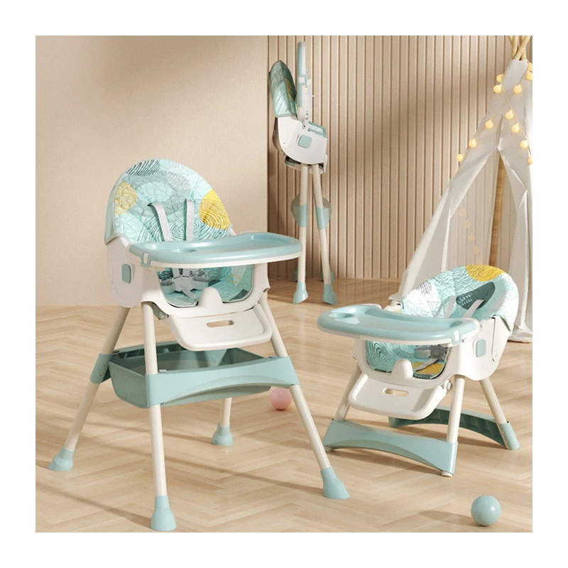 New Model Baby Swing High Chair 2 in1 Easy Foldable Multifunction Wholesale Best Cheap Baby Swings Feeding 3 Level Soft Seat