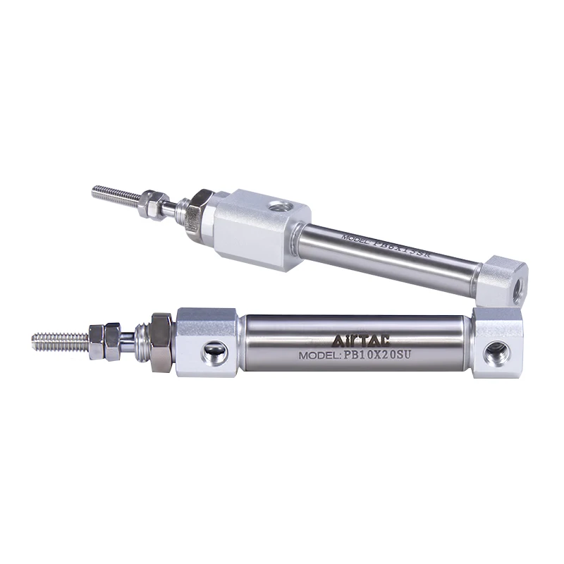 AIRTAC PB6/10*5X10X15X20X25X30X35/40X45X50SUR original genuine pen cylinder Air Cylinder stainless steel  pneumatic cylinder