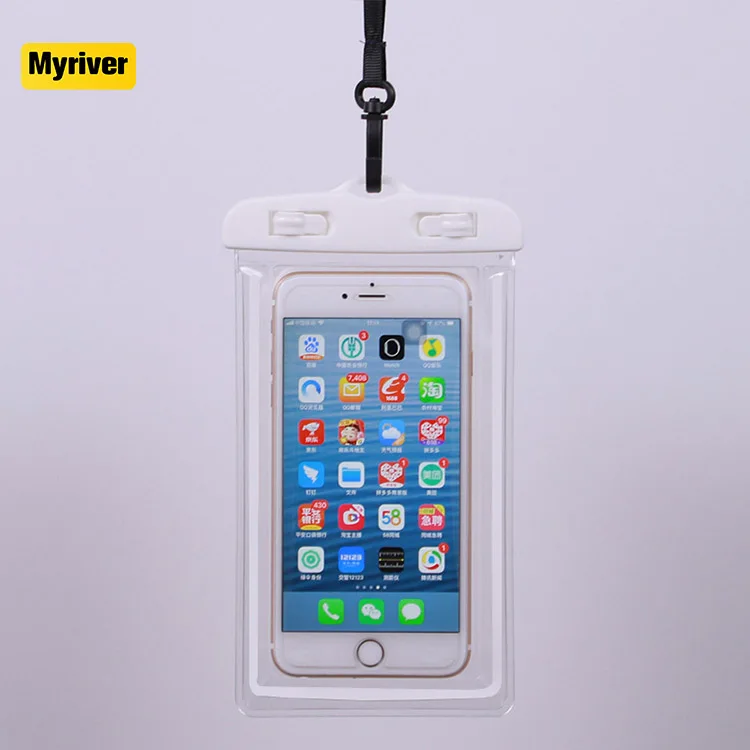 Myriver Custom Floating Water Proof Waterproof Underwater Phone Pouch Bag Blu Cell Phone Cases For Phone