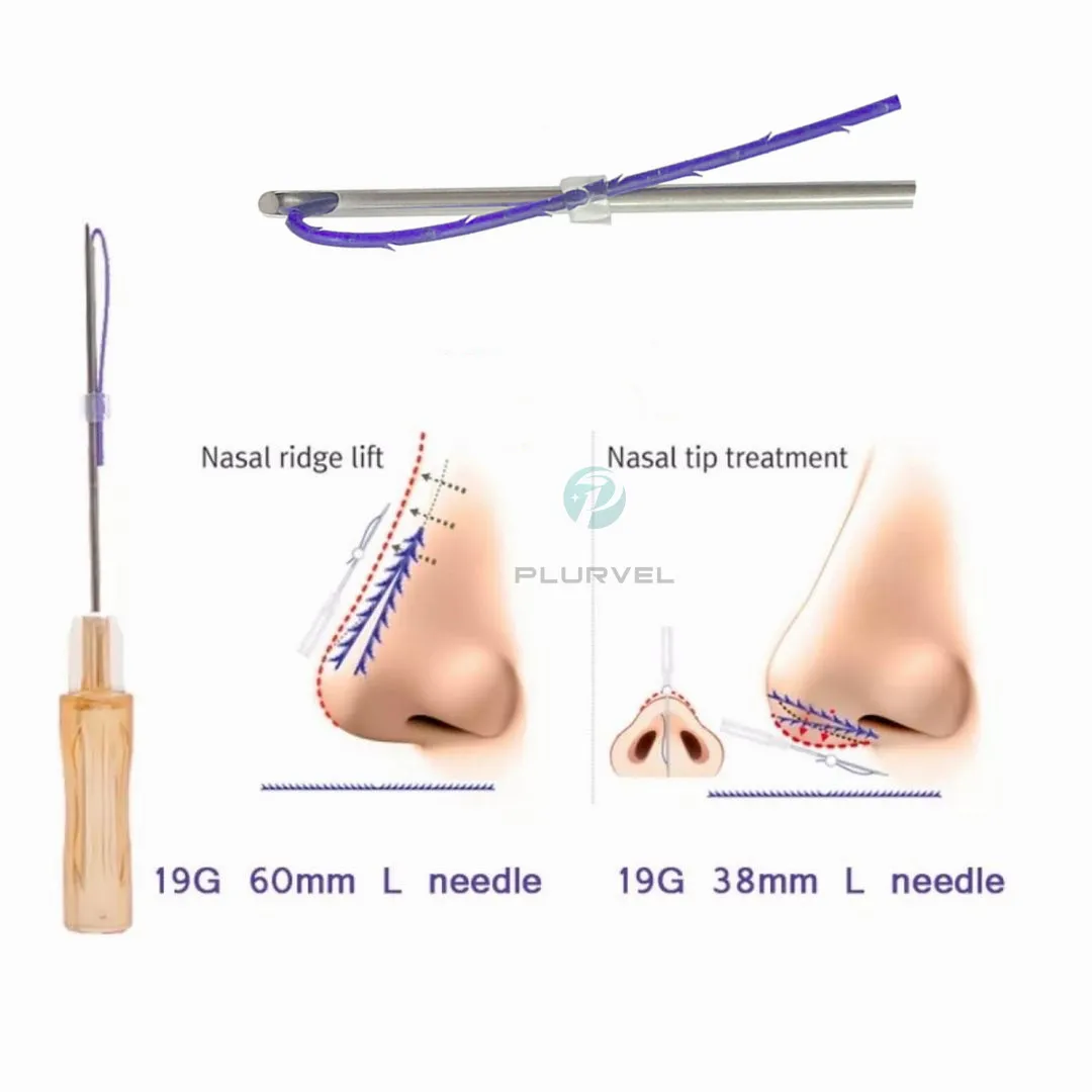 2023 Korea lift pdo pcl threads lift molding cog for skin tightening nose cog thread