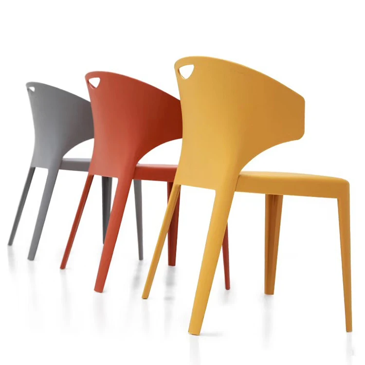 Cheap Price Colorful Wholesale Outdoor Modern Stackable PP Restaurant Cafe Plastic Chairs
