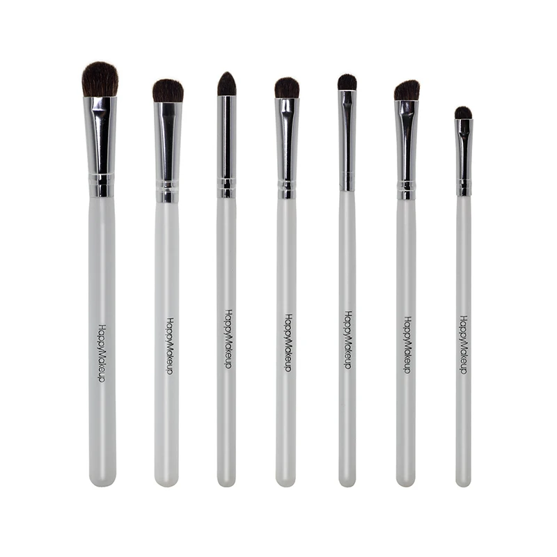 FEIYAN New Arrivals Make Up Eyeshadow Brush Set Custom Logo Natural Pony Hair 7pcs Eyes Make-up Brushes Eye Makeup Brushes