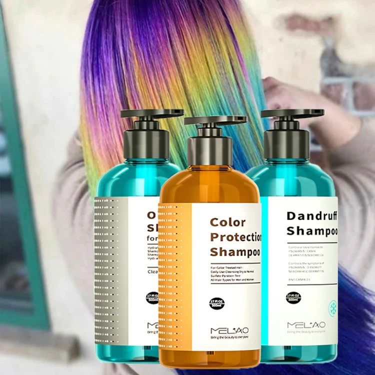 Luxury Customized Color Protect Shampoo Organic Aloe Vera Coconut Prevents Fading Hair Wash Shampoo For Anti-Fade High Shine