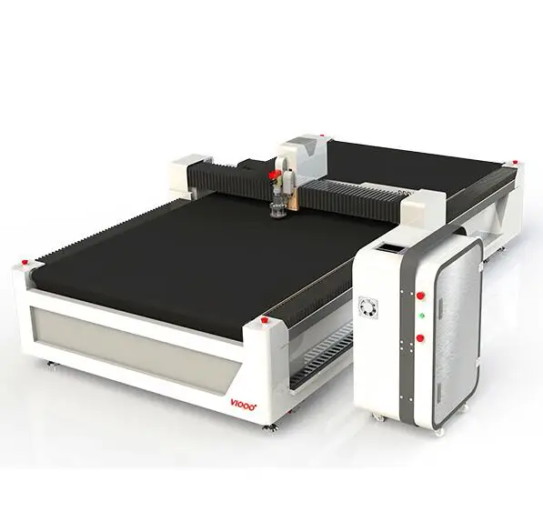 CNC Automatic Nonwoven Fur Fabric Rotary Knife Cutting Machine for Textile  Industry