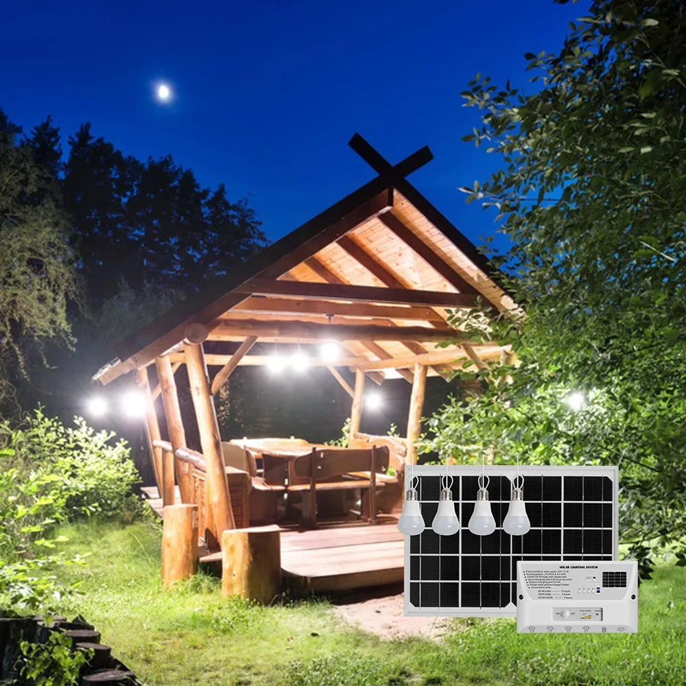 ABS shell garden light Party lighting system stay on for 5 hours solar panel system