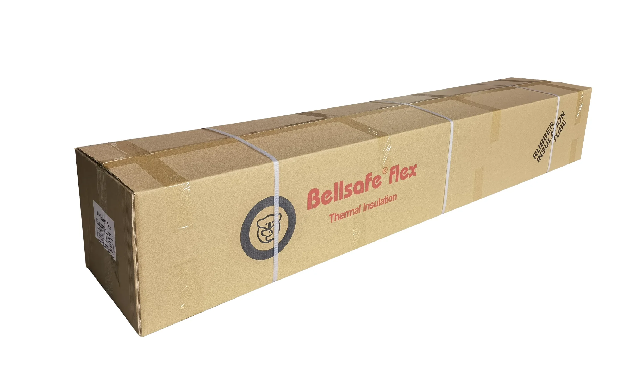 Bellsafe Flex NBR Elastomeric Rubber Insulation Tube Aluminum Foil Rubber Foam Tube With Self Adhesive