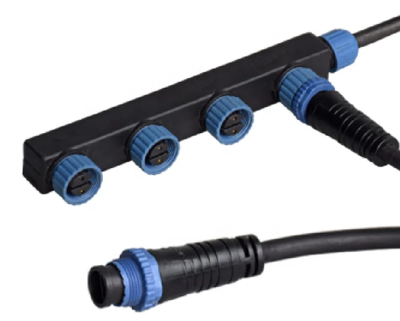 Бесплатный образец Водонепроницаемый IP 68 Кабельный разъем Splitter круговой провода разъем для LED уличного освещения