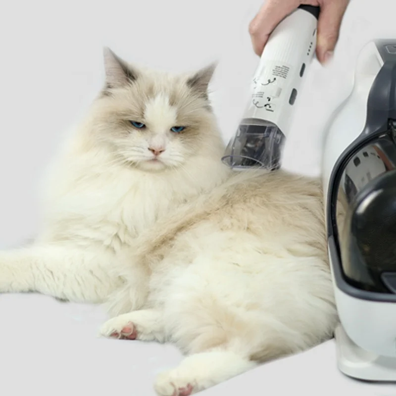 7 IN 1 Multi-functional Deshedding brush Dog Hair clippers Pet Grooming Vacuum Kit