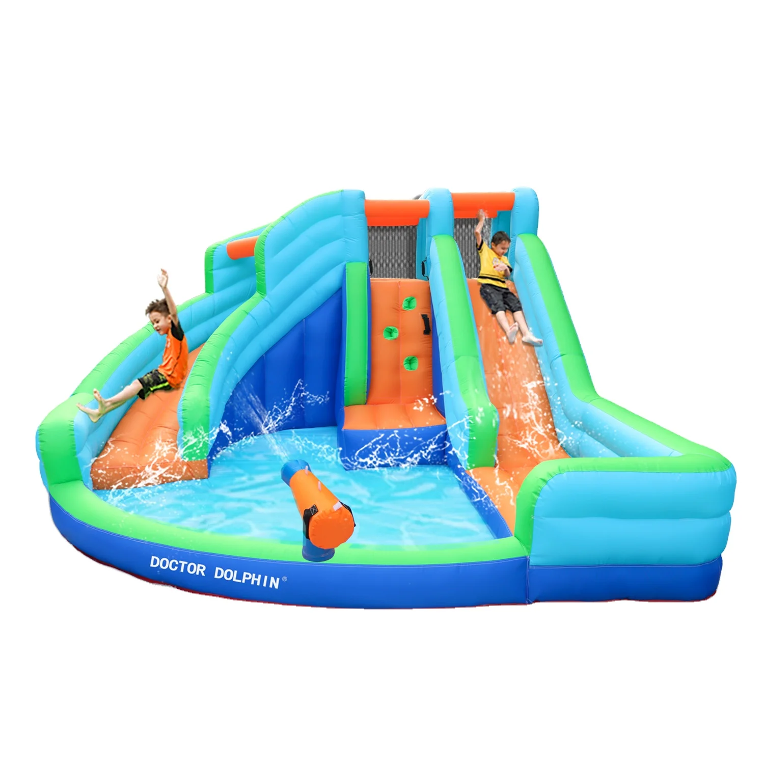 Doctor Dolphin Commercial Double Slide Water Inflatable Jumpers