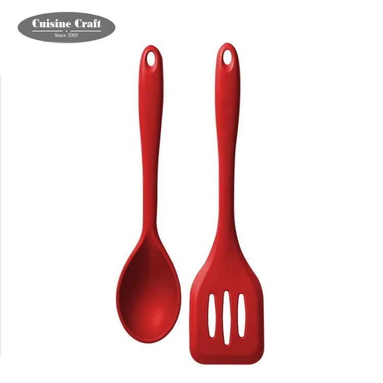 Amazon premium Kitchen baking accessories 480 F 600 F classic silicone scraper spatula spoonula set