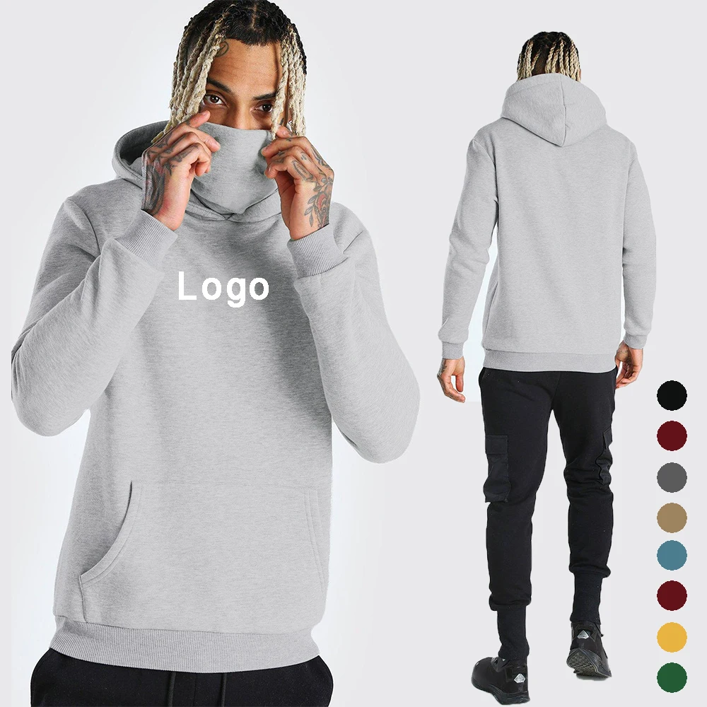 
New hot selling products plain Face Cover hoodies oversized mens hoodie for men Made In China Low Price 