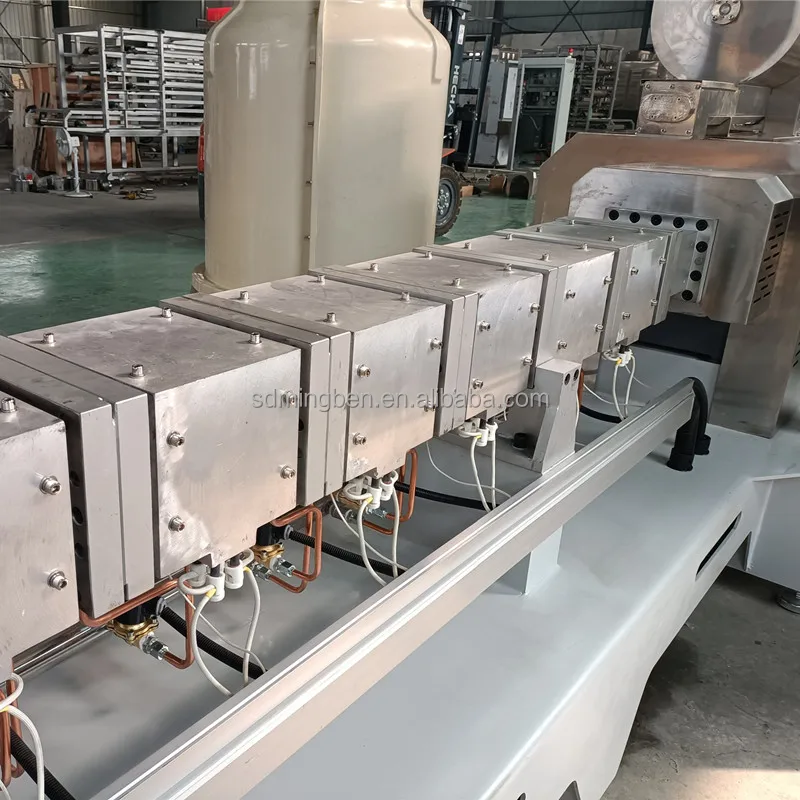 Lab scale double screw extruder man-made rice texting double screw press machine for laboratory and university