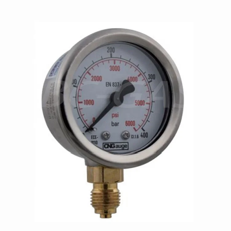 12V lovato Gas Fuel  pressure CNG gauge for single point EFI system