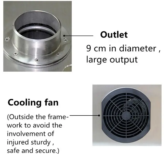 Purified Ozone Producing Device 35g 50g for Fast Food Shop Gas Treatment