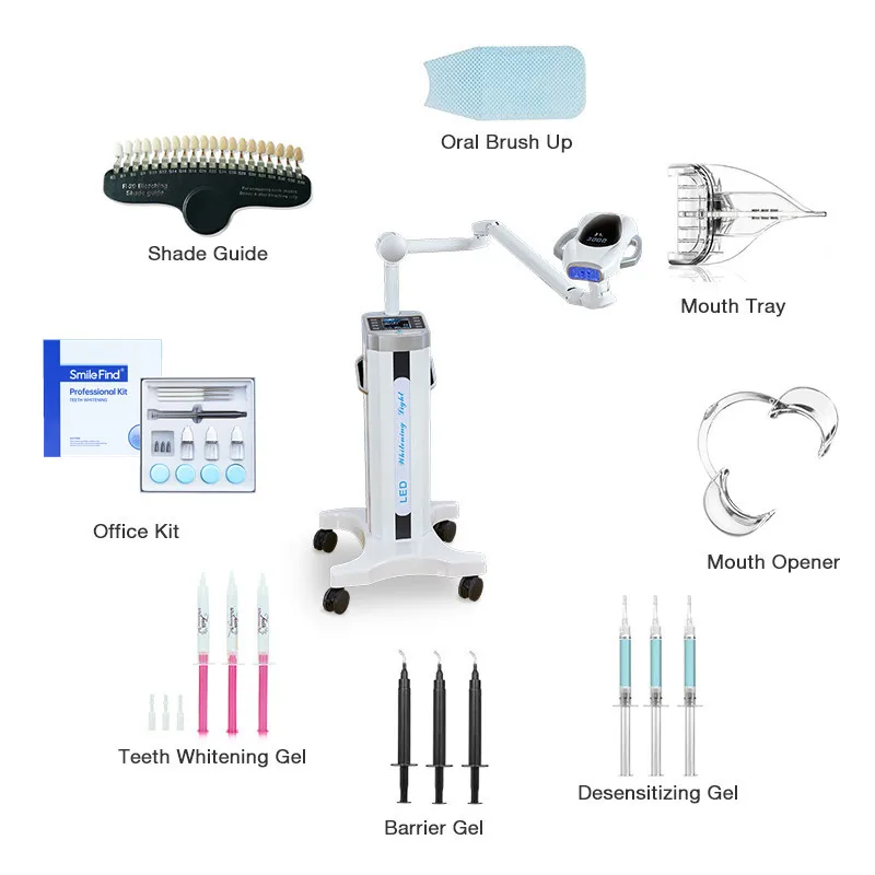 Dental Clinic Small 40w 80 Watt Laser 60w White Led Lamp Light Teeth Whitening Machine For Professional Use