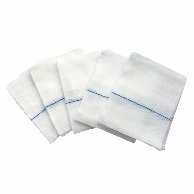 BLUENJOY Medical 100% Cotton Hemostatic Gauze Swabs Popular Medical Gauze Product Sterile Gauze Pads 4x4 Sterile for Wounds