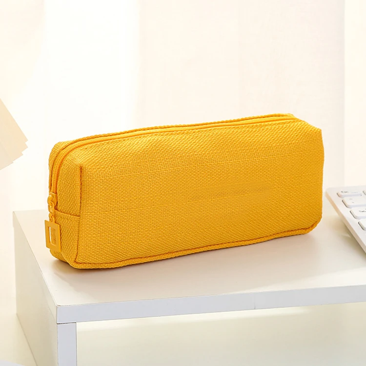 Custom Printed Kids Pencil Bag Polyester Zipper Pencil Pouch School Stationery Organizer Travel Pen Case For Girls