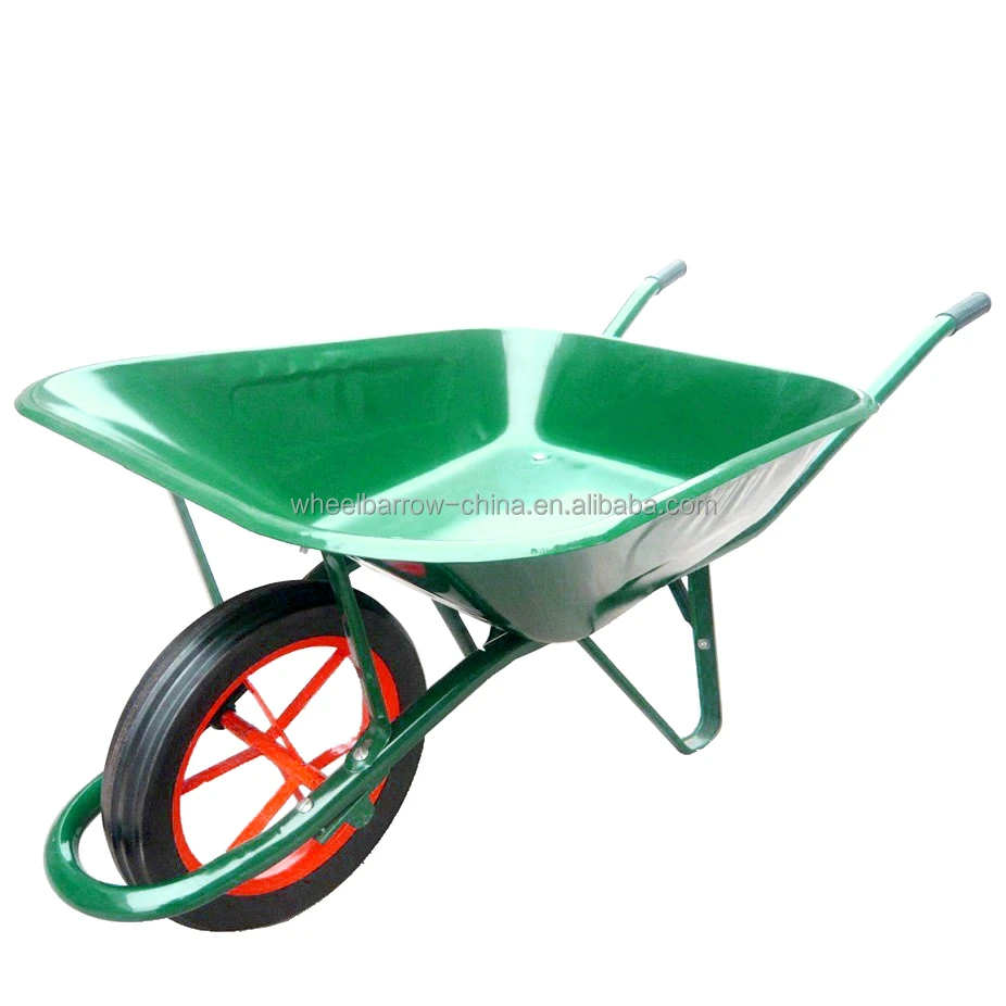 France model wheelbarrow WB6400 65L wheel barrow PU FOAM for Middle Eastern Saudi Arabia Kuwait Yemen,Oman,Bahrain,Qatar Gabon