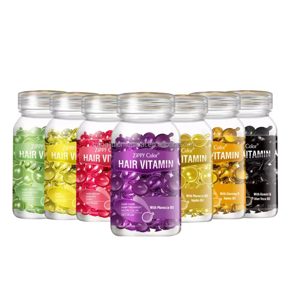 High Quality Hair Vitamin Capsules Professional Herbal Extract Hair Oil Capsules Factory Price Oil For Hair