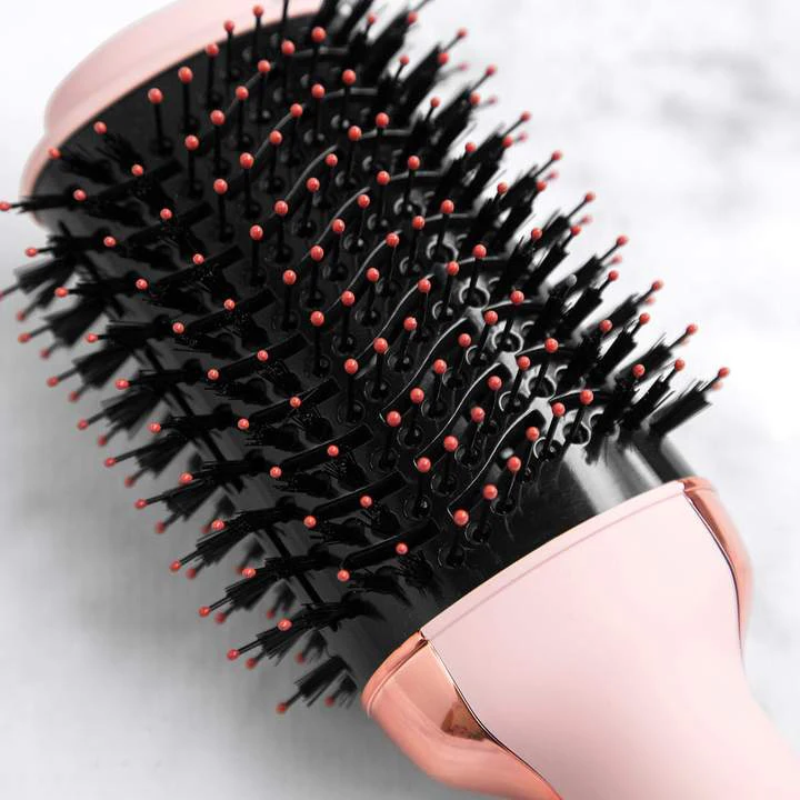 FAST SHIPPING 2021 New pink 3 in 1 one step blower brush styler in stock Wholesale price blow dryer hot air brush hair dryer