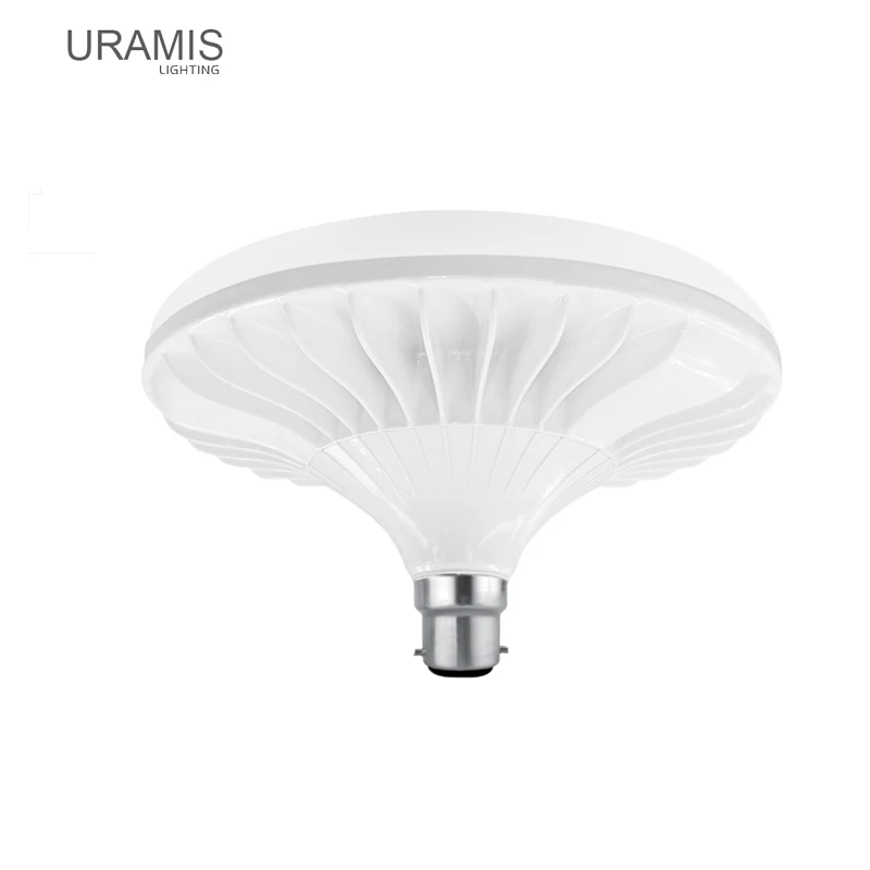 Cheap price led bulb ic driver 9w 12w 18w 24w 30w 40w PP e27 B22 light bulb cup UFO LED BULB