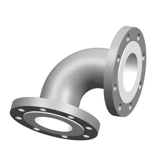 PTFE/PFA Lined Elbows 45 degree/90 degree  Fixed/Loose Flange Type Pipe Fittings 150# for Chemical Industrial Watertreament