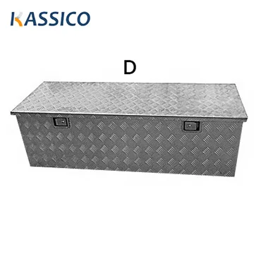 OEM Custom Heavy Duty Aluminum Pickup Truck Bed Trailer Tool Box Storage