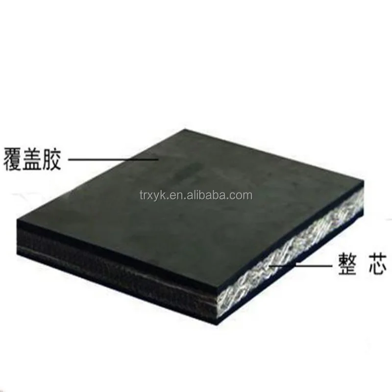 Customized Material Handling Solid Woven Pvg Rubber Conveyor Belts