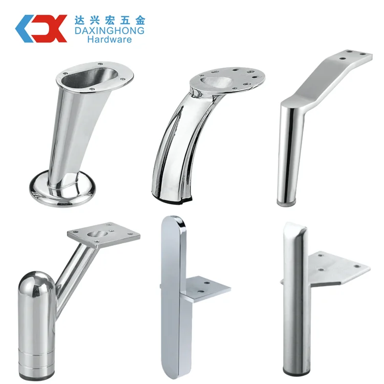 Luxury Design Zinc Alloy Cup Shape Furniture Accessories Polishing Metal Sofa Chair Legs Cabinet Feet for Bed