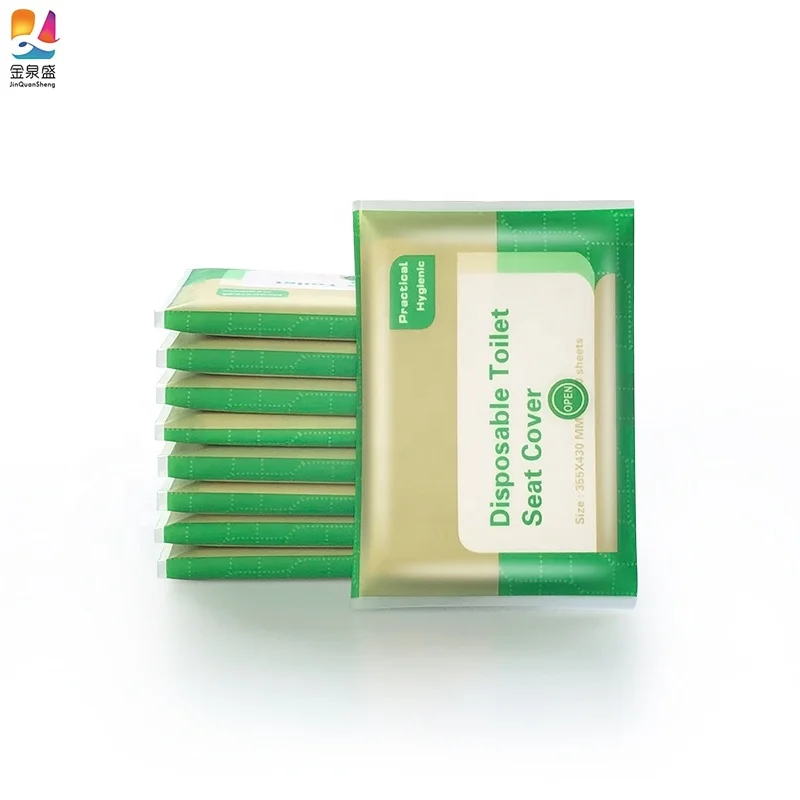 Travel Portable Flushable Biodegradable Water Soluble Disposable Toilet Seat Cover Paper Manufacturer