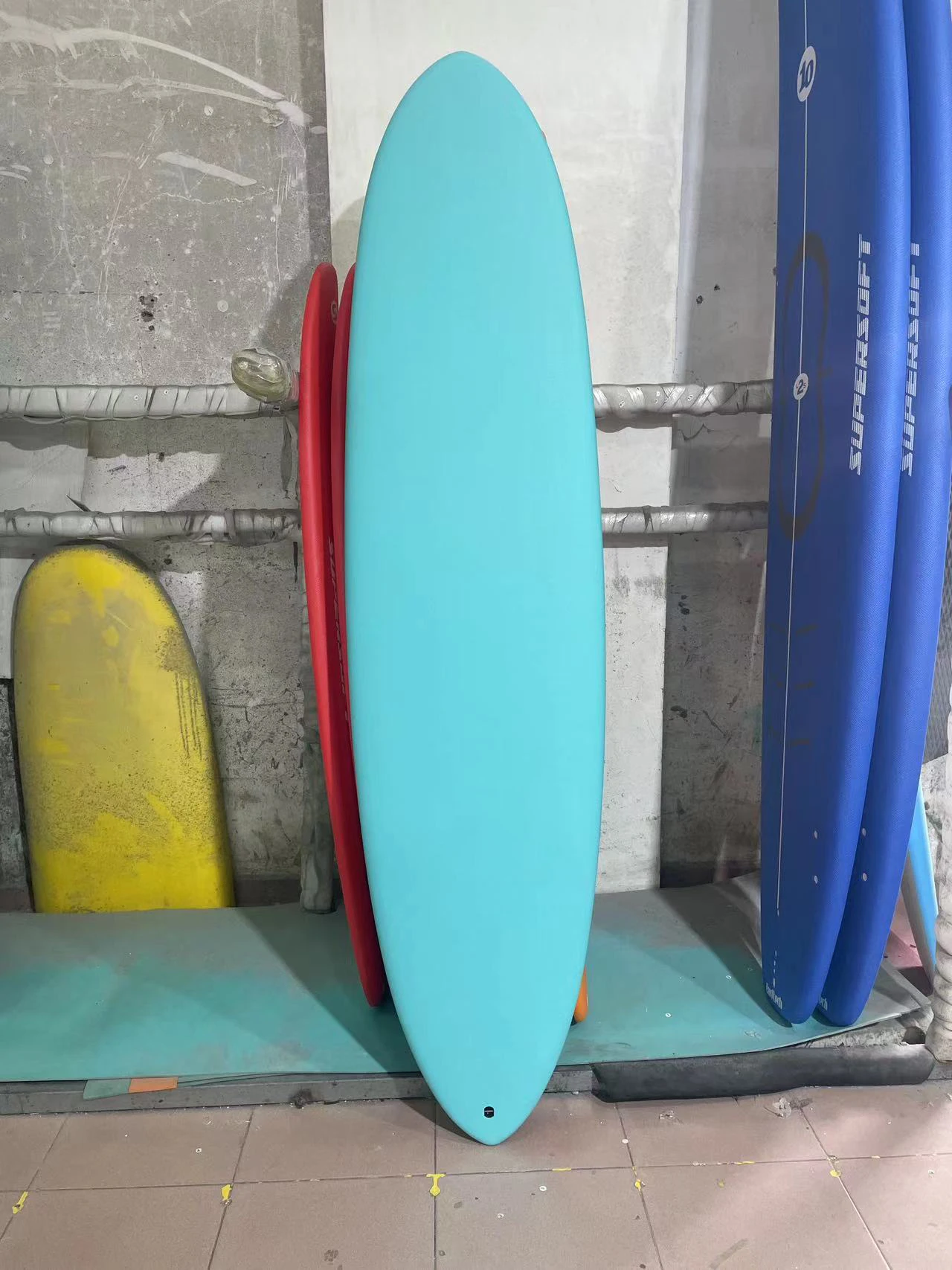 High Quality Vaccum Baged Surfboard Soft Top IXPE With Epoxy Hard Bottom Softboard Longboard For Beginner