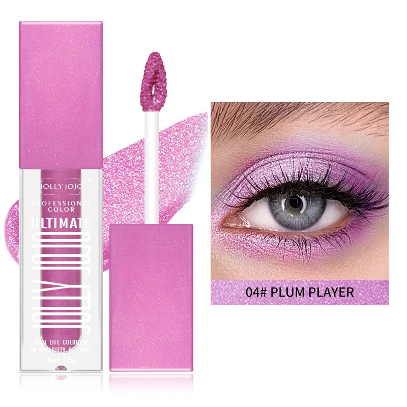 Factory Custom Made Long Lasting Liquid Glitter Eyeshadow Highlight Pigmented 4 Colors Eyeshadow