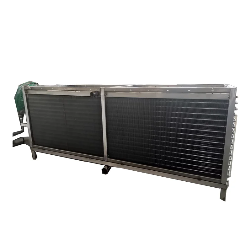 Ammonia Individual quick freezer hot gas defrosting evaporator / heat exchanger
