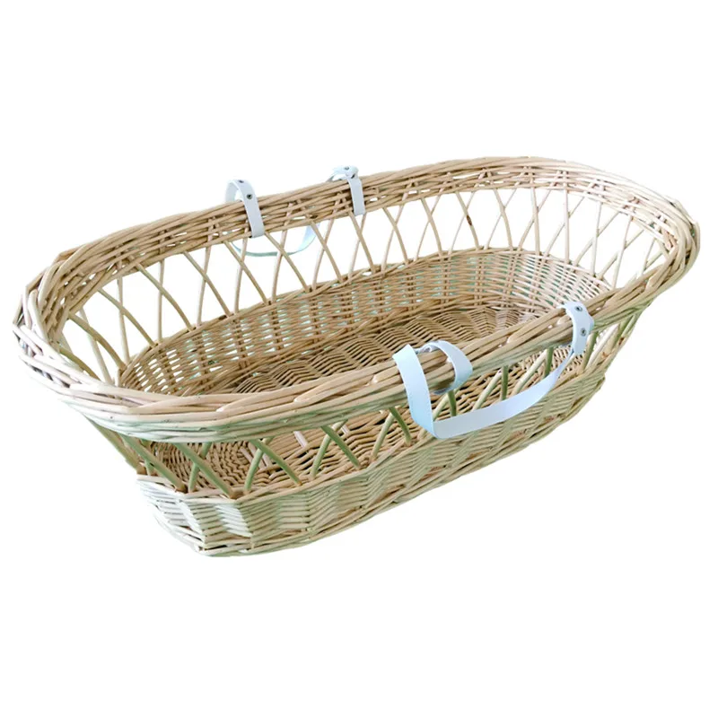 
Wicker baby moses basket 
