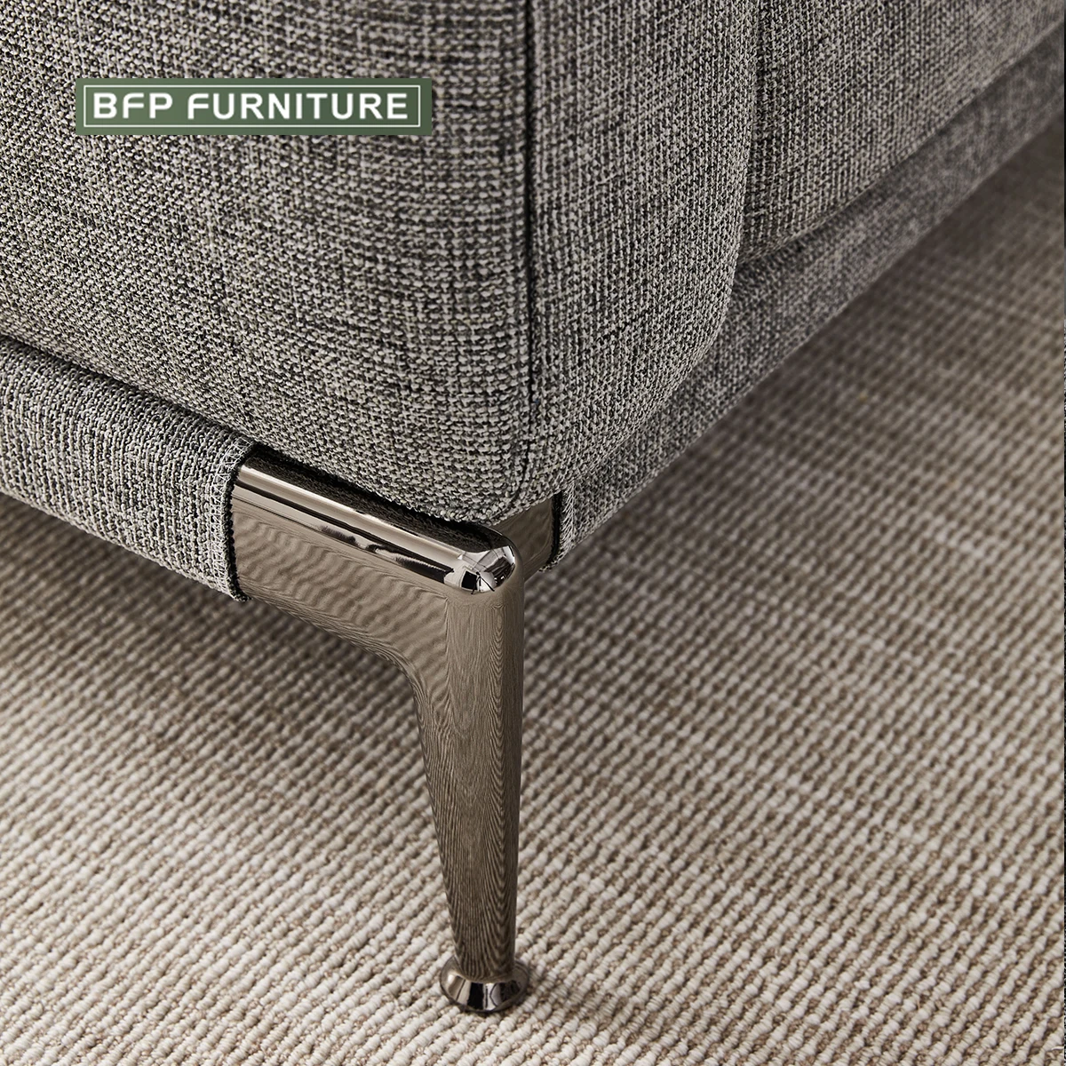 BFP Home Modern Italian style sofa Washable Technology Fabric Sofa Set Furniture modular  Living Room Sofa