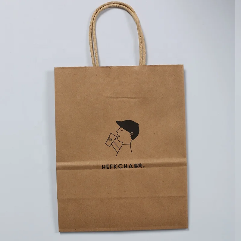 Большие коричневые бумажные пакеты для упаковки