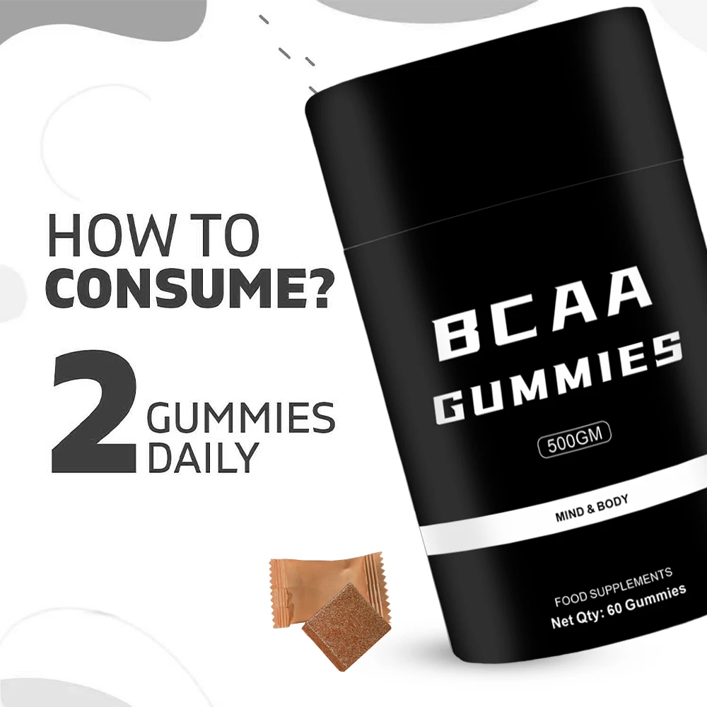 Vitahealthy маленький moq Креатин HCL BCAA & Vitamin B1 Gummies добавка для взрослых спортивного зала оптовая цена от производителя