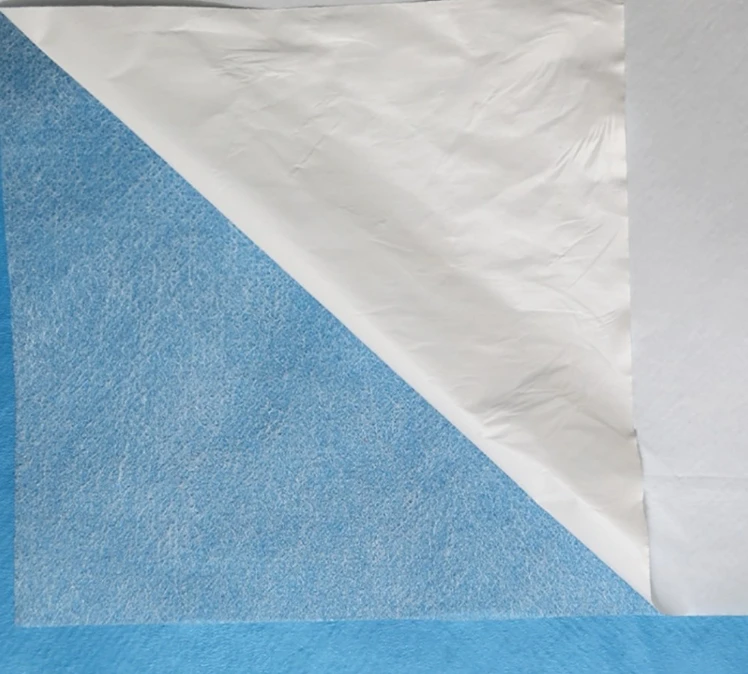 Protective Coveralls Suit Fabric Material PP Sss Non Wovens Laminated Breathable Pe Film