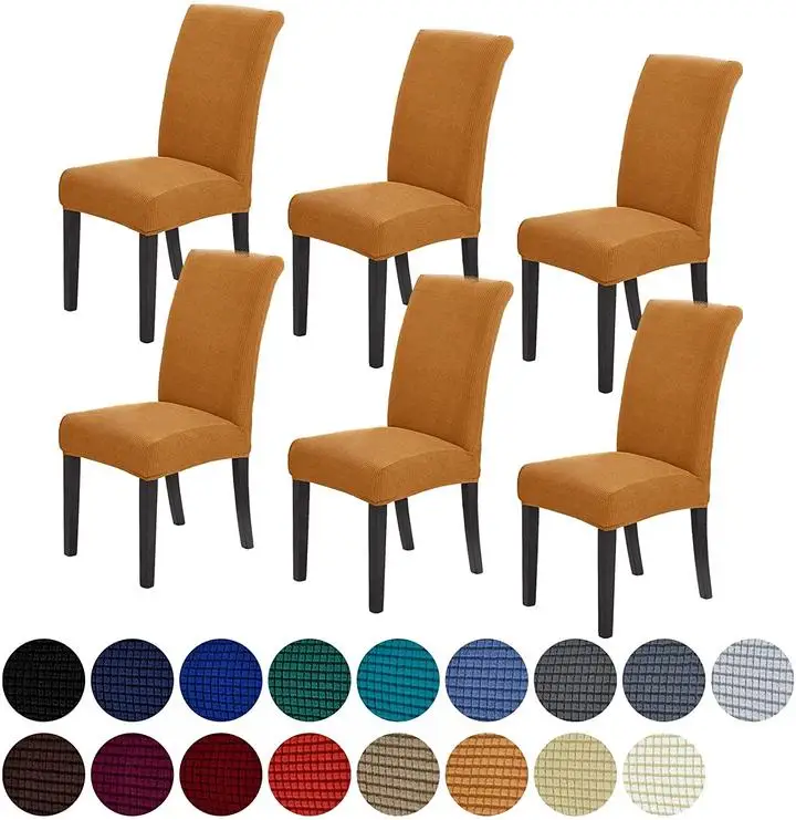 New Arrival Spandex Chair Slipcover Water proof Stretch Elastic Chair Cover for Dining Room Office Wedding Banquet Party