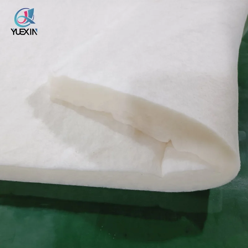 Polyester Wadding  Nonwoven Thermal Bonded Polyester Cotton Wadding Rolls Cotton batting for quilts