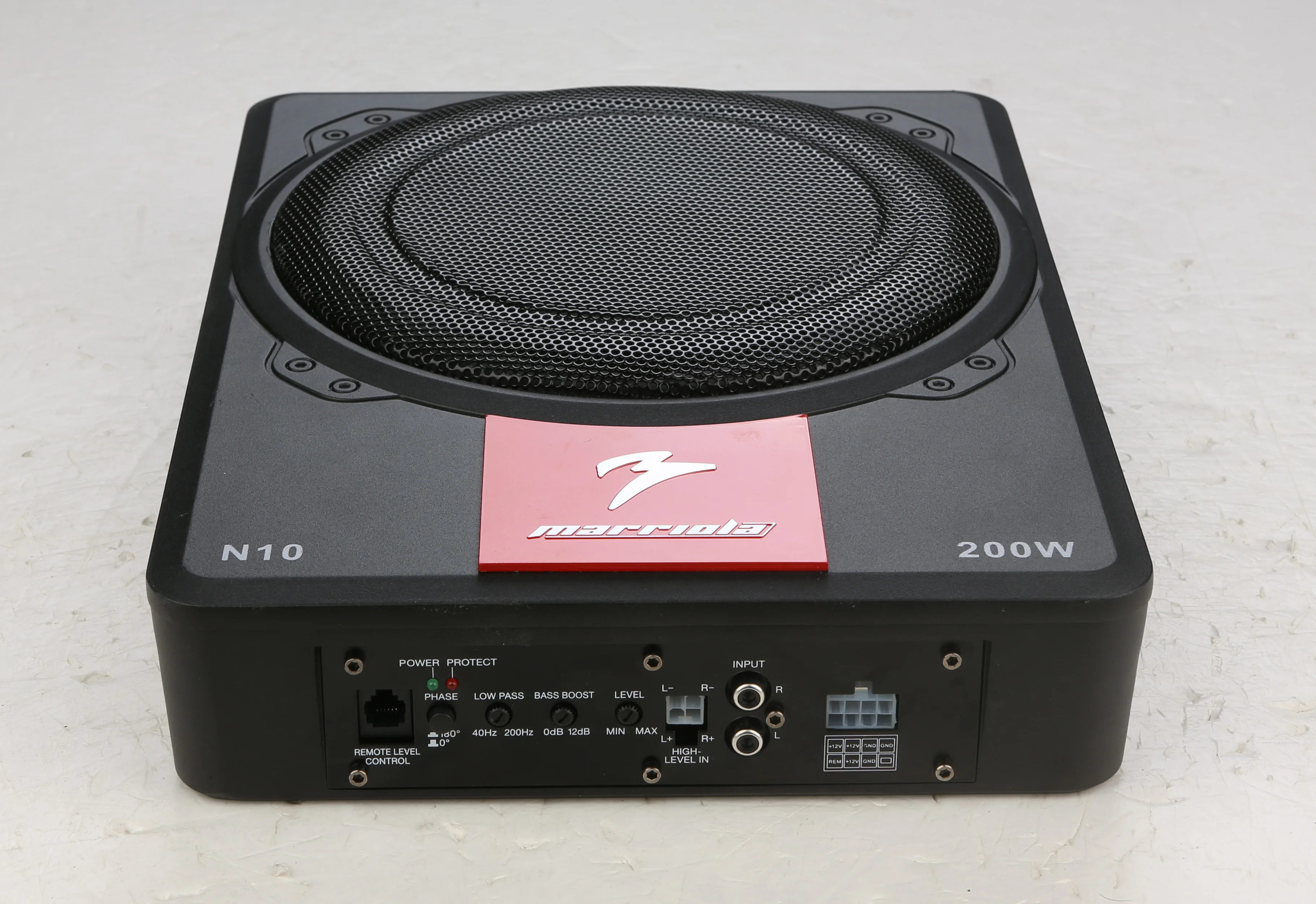 High Quality 200W RMS Powerful Car Subwoofer REAL POWER N10 Car Amplifier Class AB car audio