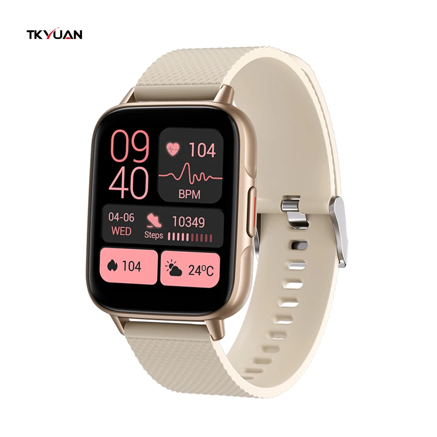 TKYUAN 1.7 Inch Smart Watch Heart Rate Monitor Sport Fitness Bracelet Intelligence Digital Clock Music Control Man Woman Watch
