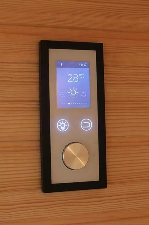 MEXDA Wooden Dry Sauna Room with Automatic Sprinkle Sauna Heating Stove CE Product Indoor Saunas for 6 Person WS-1500