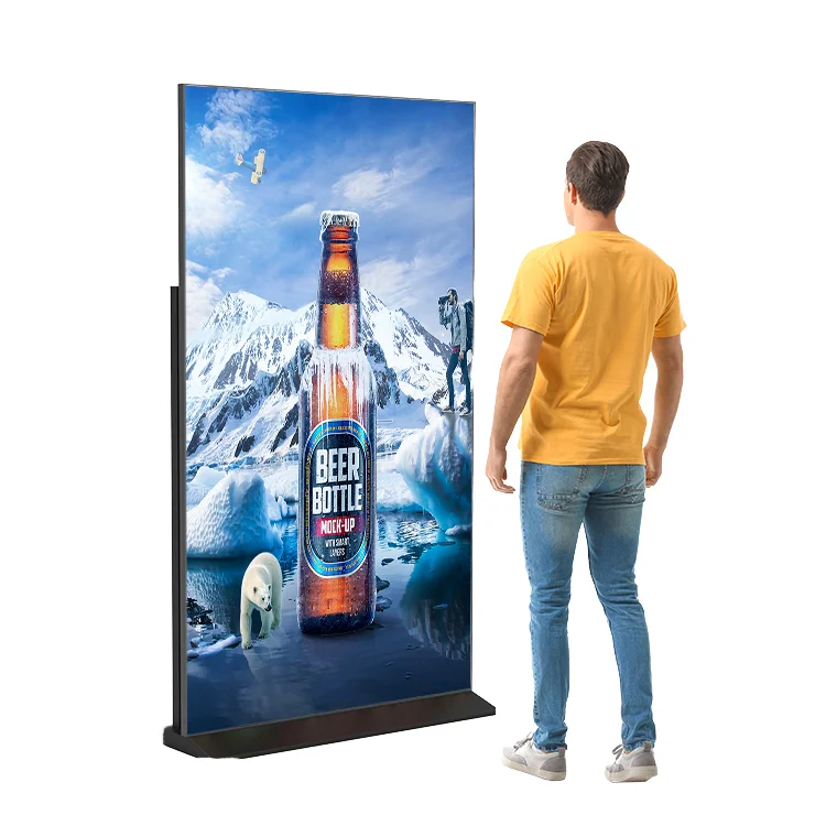43 75 85 Inch Full HD Vertical LCD Advertising Display LED Machine Touch Screen with SDK Function for Elevator Use