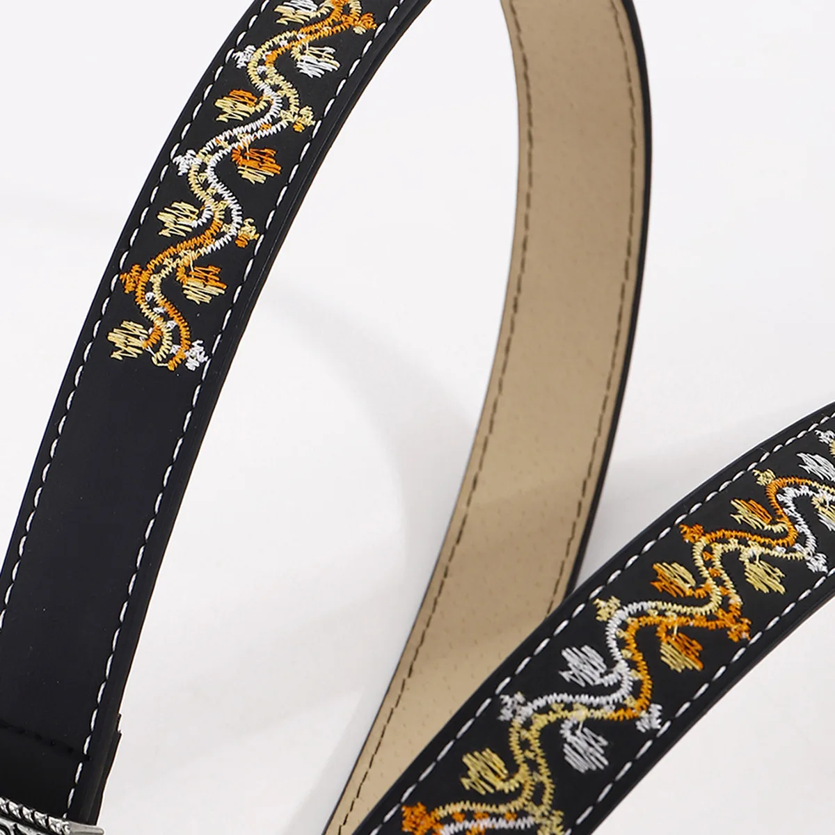 New embroidery retro ethnic style with jeans for women belt