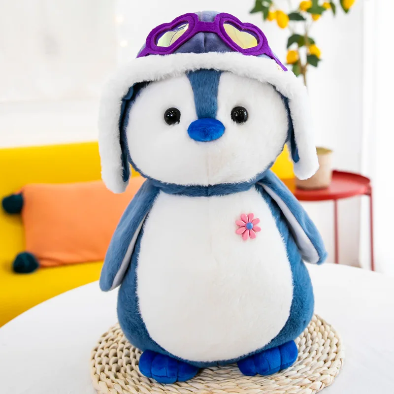 High Quality Custom Hat Penguin/ Glasses Penguin /Earmuff Penguin Soft Toys Sea Animals Wholesale Realistic Penguin Plush toys