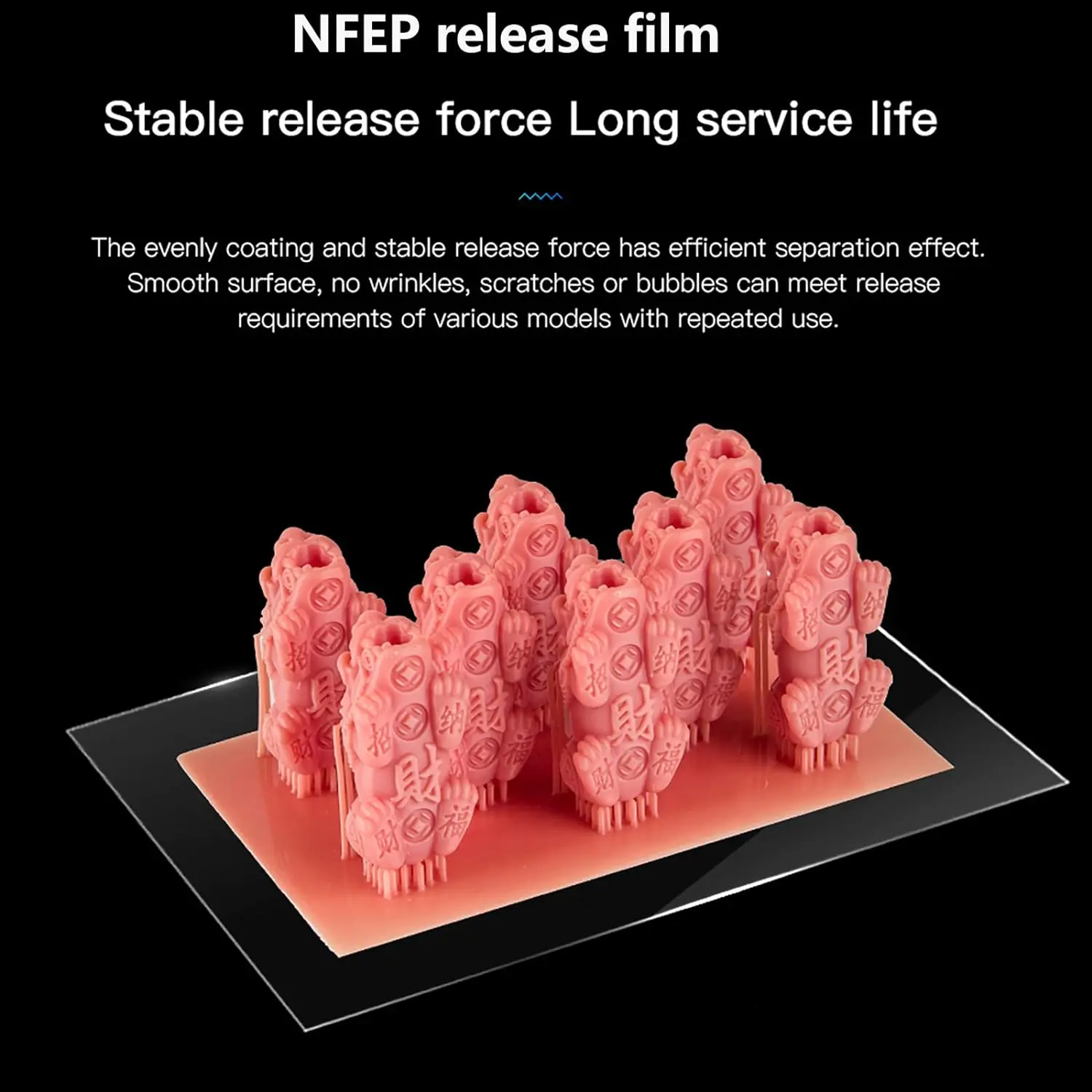 YouQi nFEP(PFA) Release Film with Protective Film for Large Resin 3D Printer