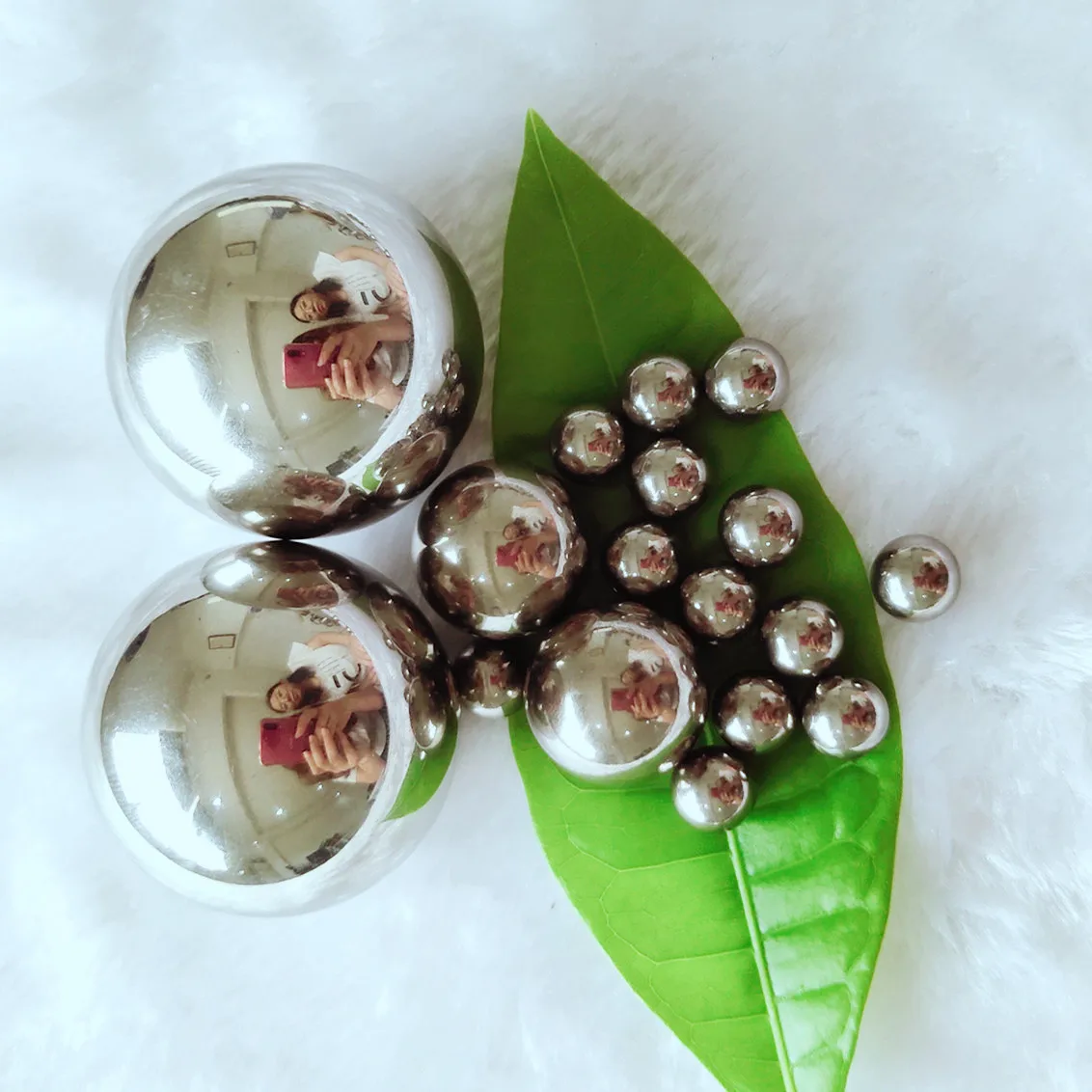 
polished and durable nickel plated carbon steel ball 